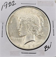 1922 U.S. Silver Peace Dollar BU