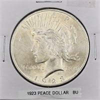 1923 U.S. Silver Peace Dollar BU