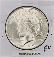 1923 U.S. Silver Peace Dollar BU