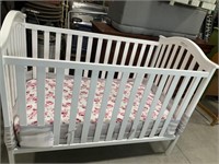 Baby crib with mattress 54x30x42