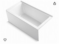 Kohler Acrylic Bathtub 3 Wall Alcove Farmhouse 60"