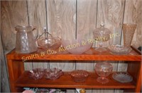 Glassware - Pitcher, Vase, Plates, Bowls