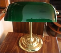 Vntg Banker's Desk Lamp