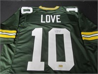 Jordan Love Signed Jersey EUA COA