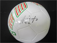 Javier Hernandez Signed Soccer Ball Heritage COA