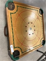 Carrom Game Board with Wooden Storage Box