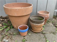 Terracotta planters