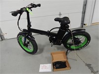 E-Bike w/charger; fully charged and works well wit