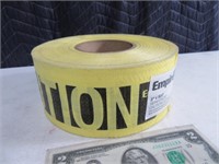 new Roll 3"x500' Reinforced HD Caution Tape