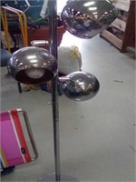 Silver floor lamp