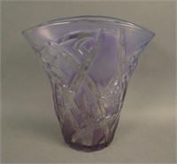 8 ¼” Tall Consolidated Katydid Fan Vase –