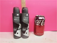2 New Dove Men+Care Invisible Dry Deodorant