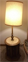 5' vintage lamp table