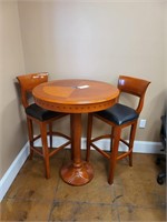 PUB TABLE AND 2 CHAIRS