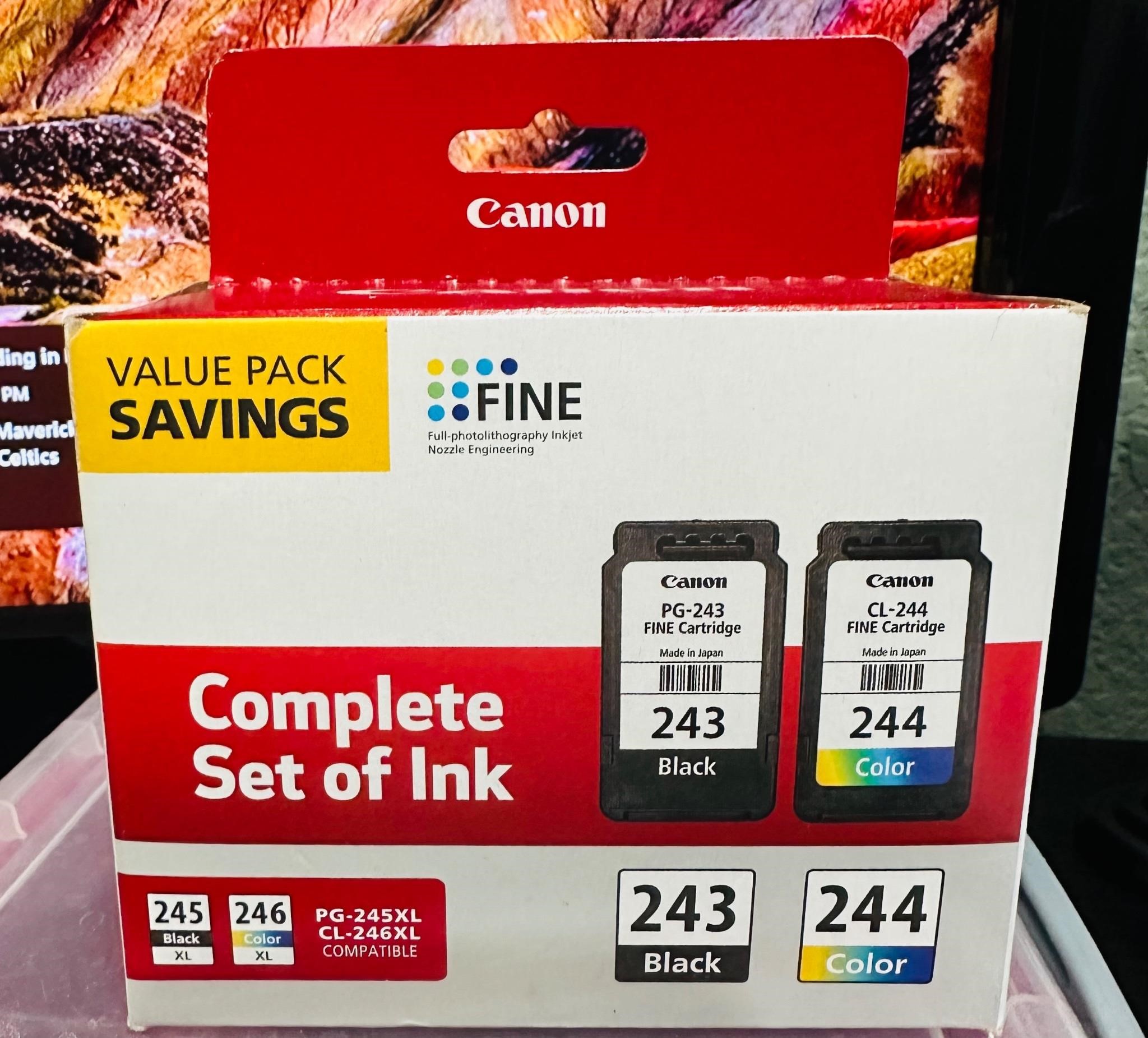New- Canon Ink Set