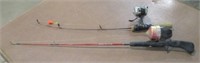 2 Ice Fishing Rods & Reels