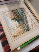 Good lot of Unframed Paintings and Prints