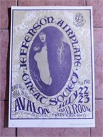 1966 Jefferson Airplane Snake Lady concert poster,