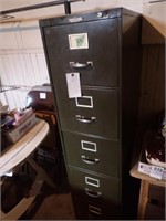 5-Drawer Metal Filing Cabinet - 15"Wx28"Dx58"H