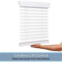 Lotus & Windoware Cordless Blind  34 x 60  White