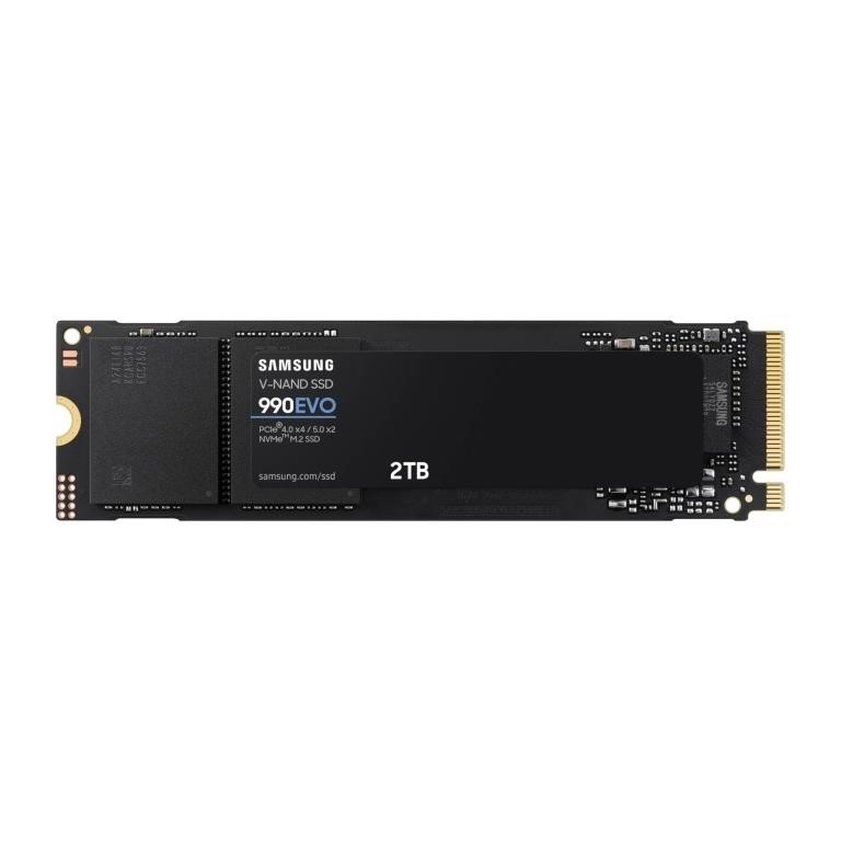 SAMSUNG 990 EVO SSD 2TB, PCIe 5.0 x2 M.2 2280,