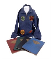 Boy's Motorcycle Jacket & 1930s Yearbooks