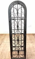 Traditional Arched 33-bottle Iron Wine Rack