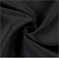Polyester 54 x 54 Inch - Black Square Tablecloth