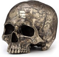 Veronese Design 5 3/8 Inc Old Treasure Map Skull
