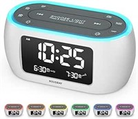 *NEW HOUSBAY Glow Small Alarm Clock Radio