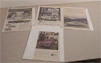 Four Vintage Chrysler Magazine Advertisements