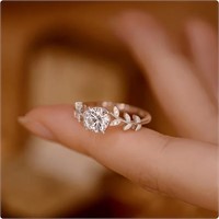 0.5 Carat Moissanite Diamond Engagement Ring - Wom