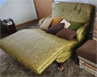 MidCentury Double Lounger, Pillows*