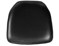 Flash Furniture Hard Black Vinyl Chair Cushion