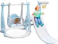 Ealing 4-in-1 Toddlers Slide and Swing Set