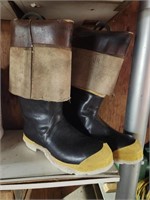 Tall Fire Boots Size 11