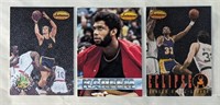 2 Kareem & 1 Rick Barry Ted Williams Co Cards