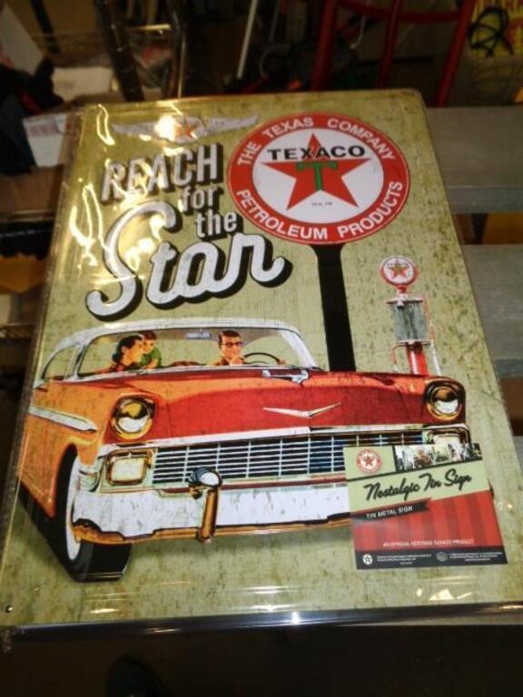 12"X17" METAL SIGN -   TEXACO