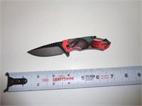 DRAGON LOCKBACK KNIFE W BELT CLIP