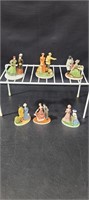 Franklin Mint Fashionable Parisiennes figurines