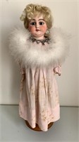 Antique bisque/leather body doll w/ provenance