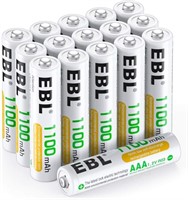 EBL 16-Pack AAA Batteries 1100mAh Rechargeable