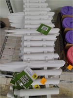 20 Cnt White Plastic Fence approx 21 in Wide