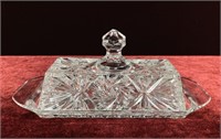 Crystal Butter Dish
