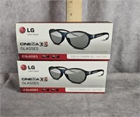 LG CINEMA 3D GLASSES SET OF 4