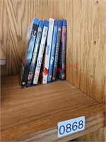 Blu-Ray DVD’s (garage)