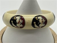 Vintage Florida State University Lucite Bangle