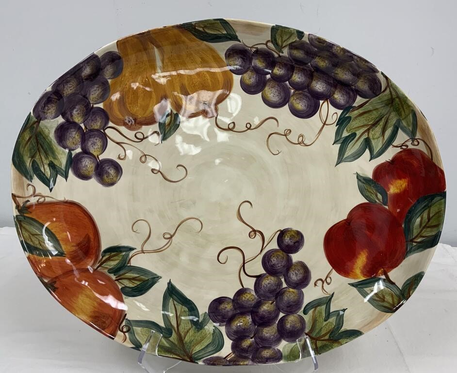 Venetian Hand Crafted and Hand Painted Platter