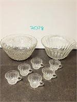 Glass Punch Bowl