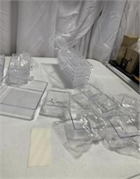 SIMPLE HOUSEWARE, 20 PACK OF CLEAR PLASTIC DRAWER